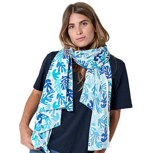FOULARD ESTAMPADO SELVA DE ALGODÓN A1913