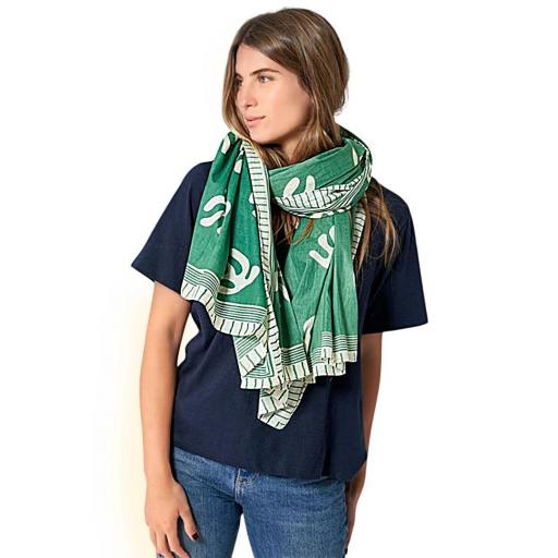 FOULARD ALGAS VERDE BATELA [0]