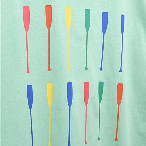 CAMISETA HOMBRE BATELA "REMOS DE COLORES" [1]