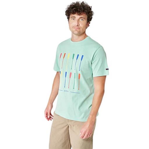 CAMISETA HOMBRE BATELA "REMOS DE COLORES"