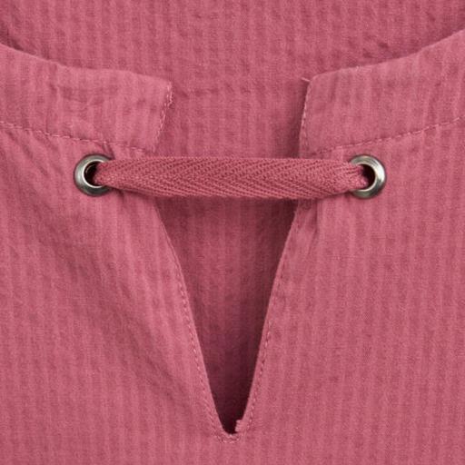 VESTIDO CORTO SEERSUCKER CON BOLSILLOS BATELA [1]