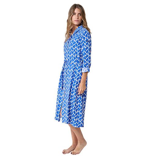 VESTIDO CAMISERO LARGO BATELA ESTAMPADO CONCHAS [2]