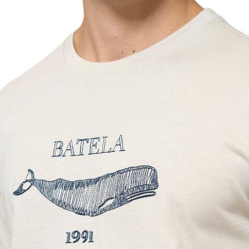 CAMISETA HOMBRE BATELA BALLENA BORDADA 220 G [4]