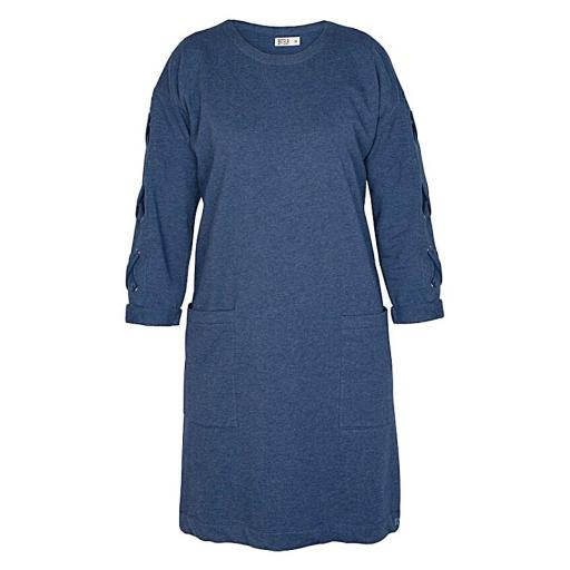 VESTIDO MUJER ALGODÓN MARINO BATELA [0]