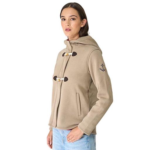 CHAQUETA MUJER BATELA CON CAPUCHA Y CIERRE TIPO TRENCA [0]