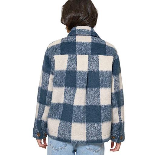 SOBRECAMISA POLAR DE CUADROS MUJER BATELA [1]