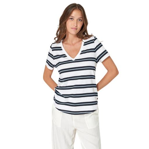 CAMISETA MARINERA MUJER ESCOTE PICO BATELA [0]