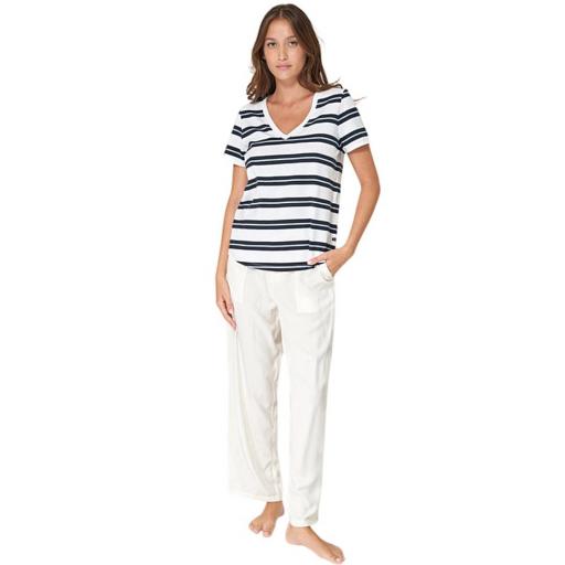 CAMISETA MARINERA MUJER ESCOTE PICO BATELA [3]