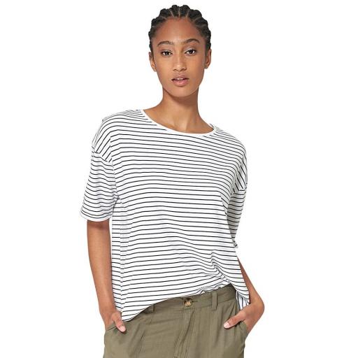 CAMISETA MARINERA MUJER BOTONES ESPALDA BATELA [0]