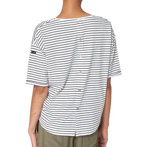 CAMISETA MARINERA MUJER BOTONES ESPALDA BATELA [1]