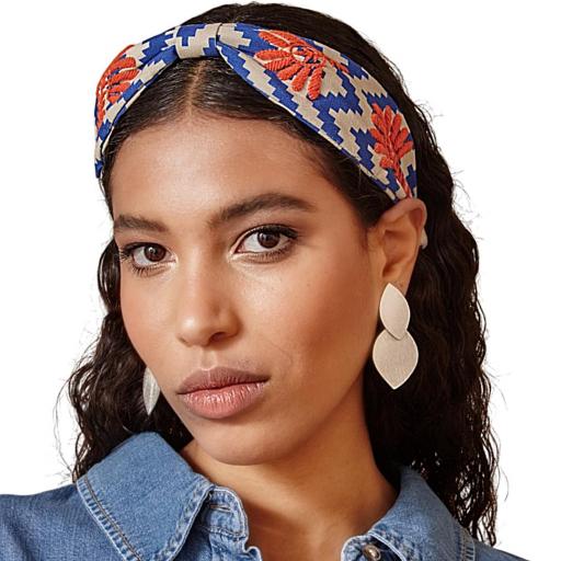 DIADEMA ZIGZAG BORDADA LATIDO