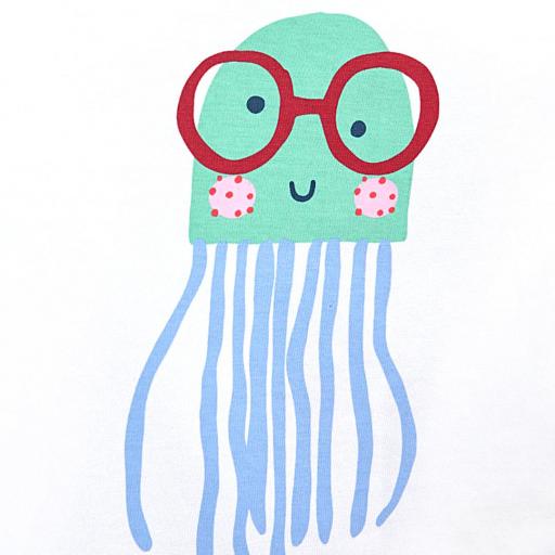 CAMISETA BEBÉ MEDUSA CON GAFAS BATELA B2600 [1]