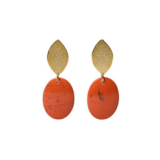 PENDIENTES HOJA BAÑO ORO COLORES [1]