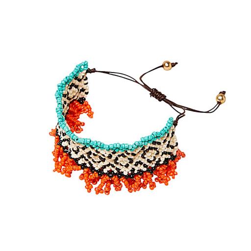 PULSERA BOHO DE ABALORIOS MULTICOLOR