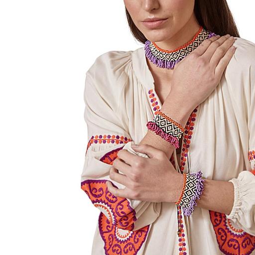 PULSERA BOHO DE ABALORIOS MULTICOLOR [1]