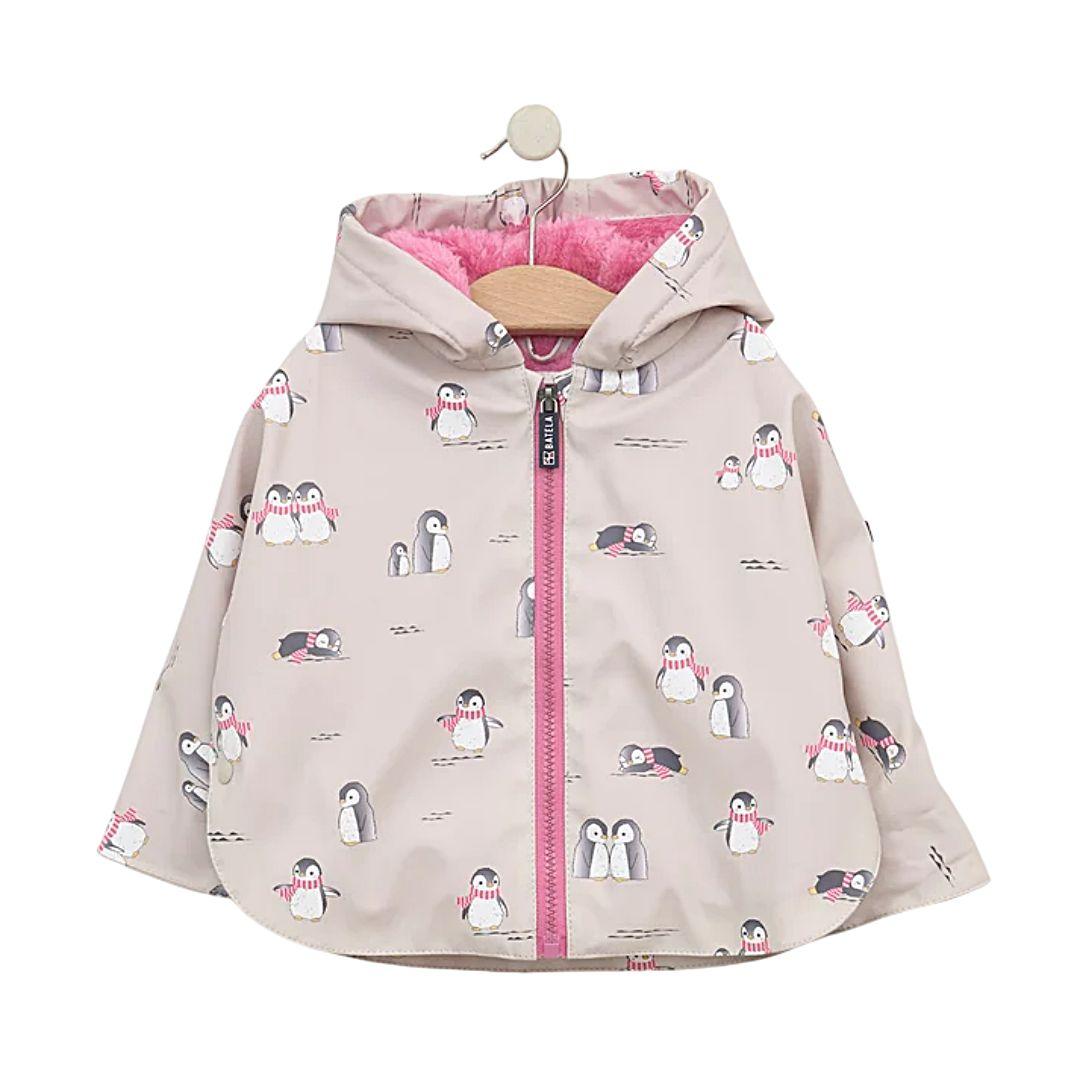 CHUBASQUERO CAPA BEBÉ PINGÜINOS BATELA