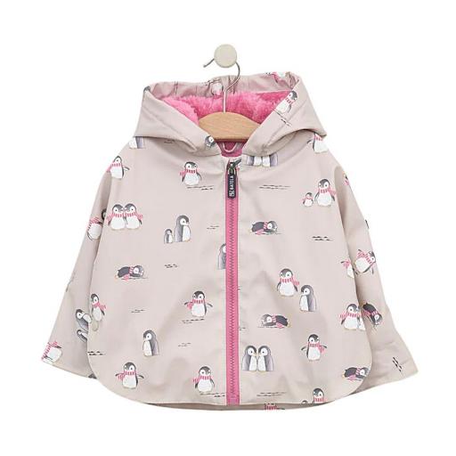 CHUBASQUERO CAPA BEBÉ PINGÜINOS BATELA