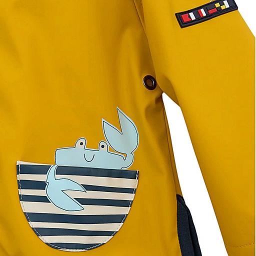 CHUBASQUERO BEBÉ MARINERO BATELA CANGREJOS [2]