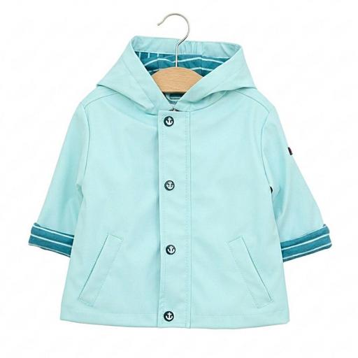 CHUBASQUERO BEBÉ MARINERO BATELA FORRO RAYAS [0]