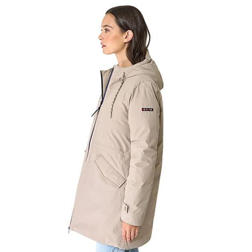 ABRIGO IMPERMEABLE MUJER CON CINTURA AJUSTABLE BATELA [2]