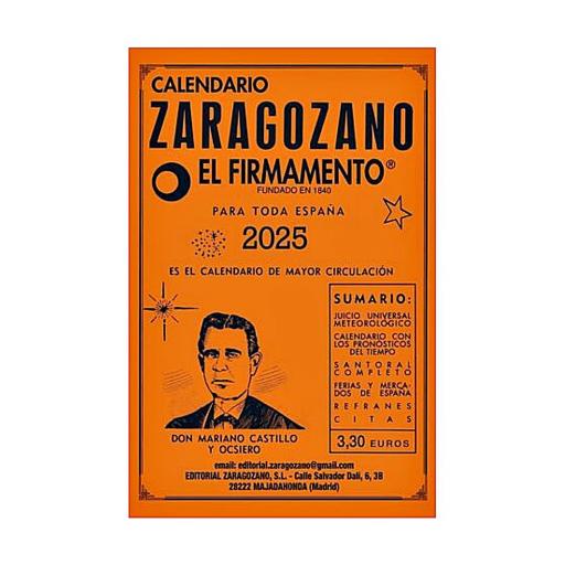 CALENDARIO ZARAGOZANO BOLSILLO 2025