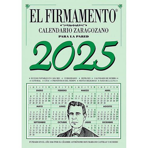 CALENDARIO ZARAGOZANO PARED 2025