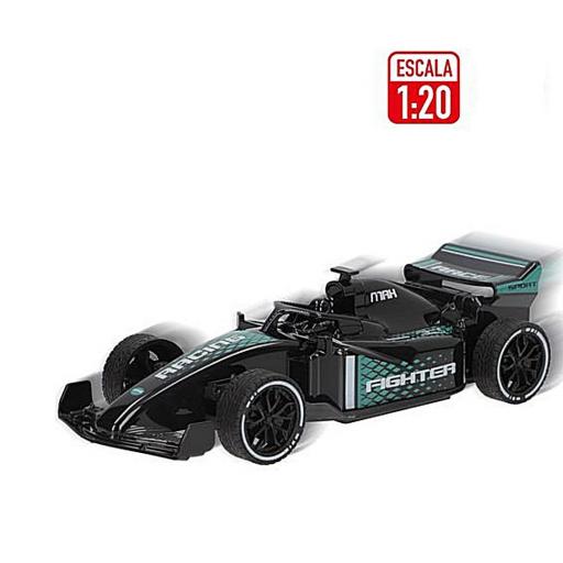 SET 2 COCHES F1 TELEDIRIGIDOS CON SEMÁFORO Y CONOS / [1]