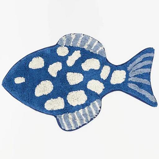 ALFOMBRA EN FORMA DE PEZ DE ALGODÓN 100% BATELA * [1]