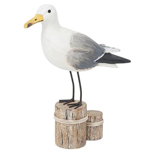 GAVIOTA DE MADERA CON PEANA 38 CM BATELA [1]