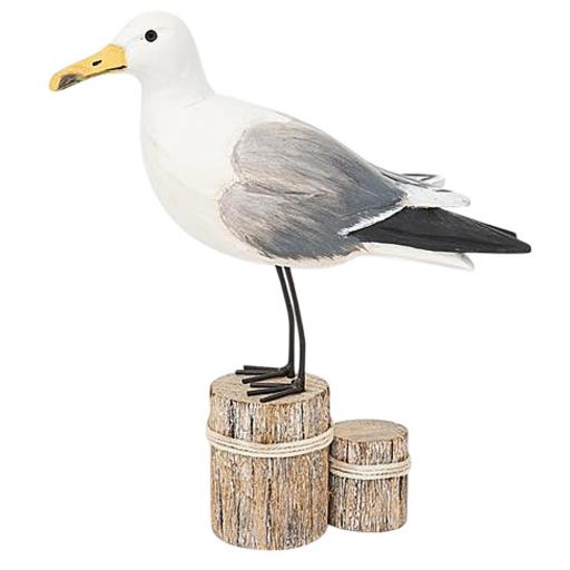 GAVIOTA DE MADERA CON PEANA 38 CM BATELA [3]