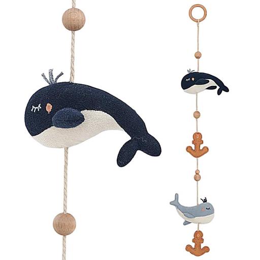 GUIRNALDA NÁUTICA CON BALLENAS Y ANCLAS [1]