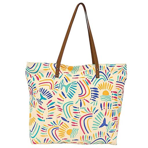 BOLSA TOTE GRANDE ESTAMPADO MARINERO BATELA [0]