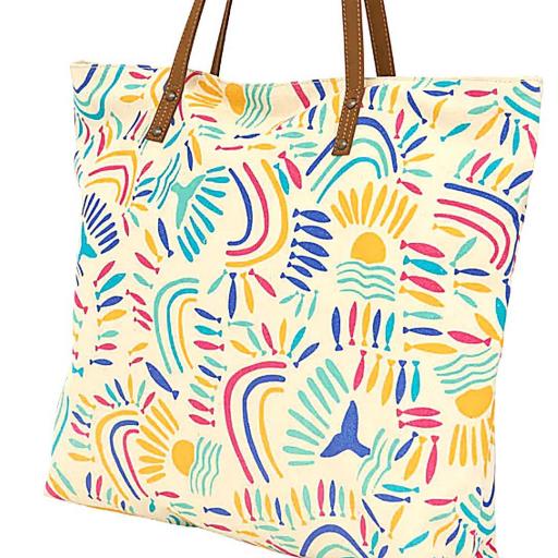 BOLSA TOTE GRANDE ESTAMPADO MARINERO BATELA [2]