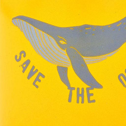 TAZA METAL ESMALTADO BALLENA BATELA [1]