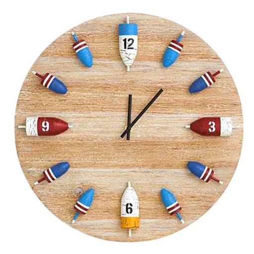 RELOJ DE PARED MADERA BOYAS BATELA 40 CM [0]