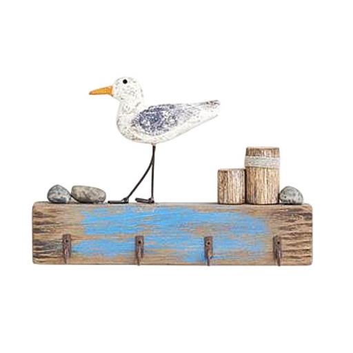 PORTALLAVES PÁJARO SOBRE MADERA BATELA [1]