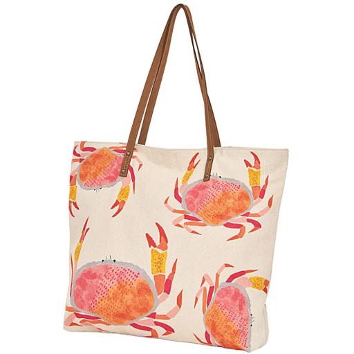 BOLSO GRANDE ALGODÓN CANGREJOS BATELA