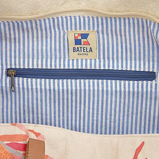 BOLSO GRANDE ALGODÓN CANGREJOS BATELA [4]