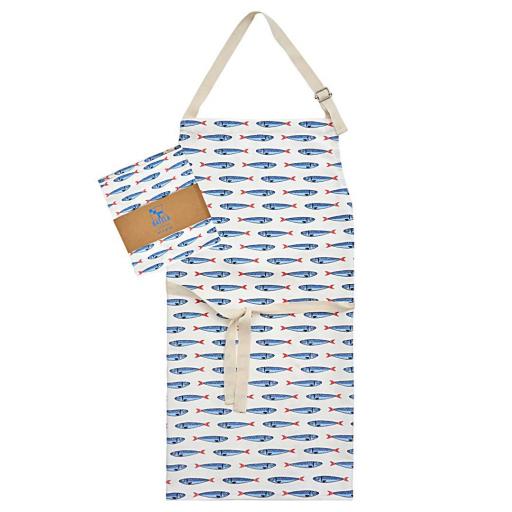 DELANTAL ALGODÓN PECES BATELA 64×80 CM [0]