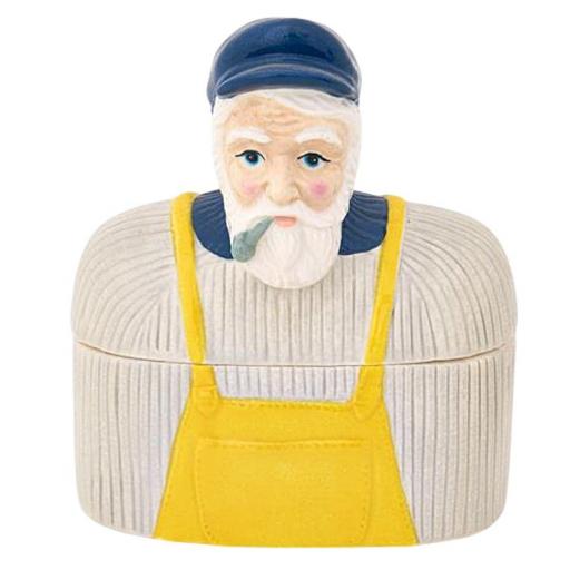 CAJA DECORATIVA PESCADOR AMARILLA BATELA [0]