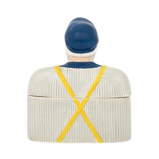 CAJA DECORATIVA PESCADOR AMARILLA BATELA [3]