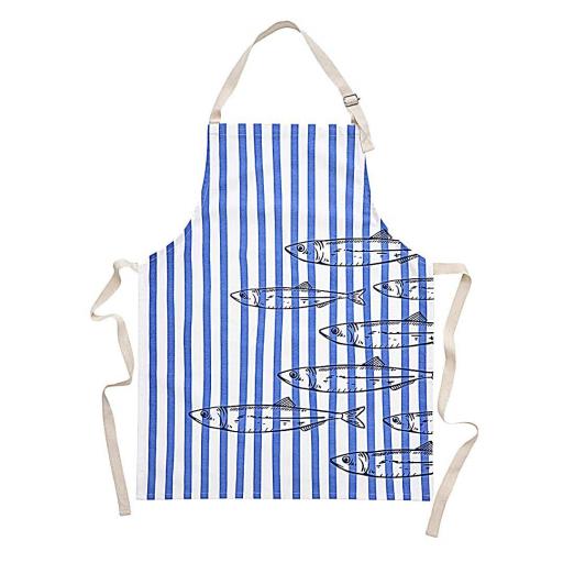 DELANTAL DE ALGODÓN PECES BATELA