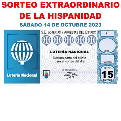 DÉCIMO "PEÑA 815" SORTEO DEL SÁBADO