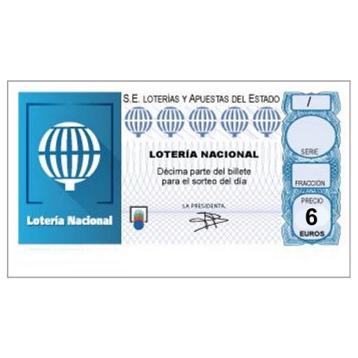 DÉCIMO LOTERÍA NACIONAL SÁBADO – PEÑA CASA REINAL TERMINACIÓN 1