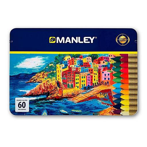 CERAS MANLEY 60 COLORES CAJA METAL EDICIÓN LIMITADA / [2]