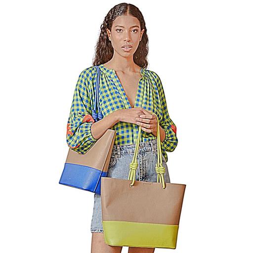 CAMISA VICHY BORDADA DE ALGODÓN [3]