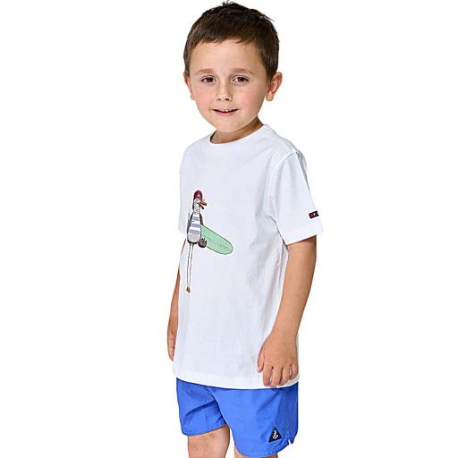 CAMISETA INFANTIL GAVIOTA SURFERA BATELA N1921 [1]