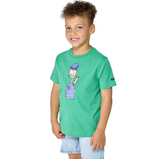CAMISETA NIÑO UNISEX BATELA MARINERO Y GAVIOTA
