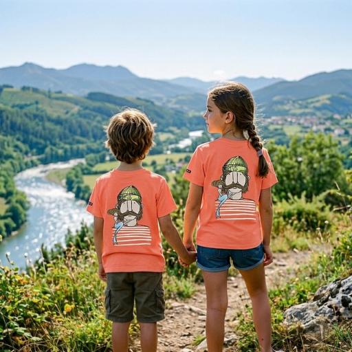 CAMISETA INFANTIL BATELA PIRATA SIRENA