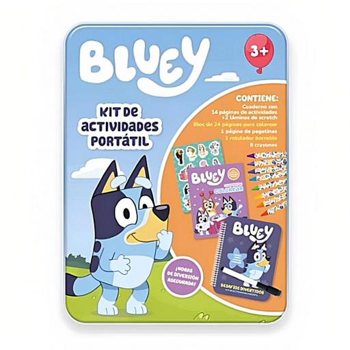 KIT DE ACTIVIDADES BLUEY EN CAJA /